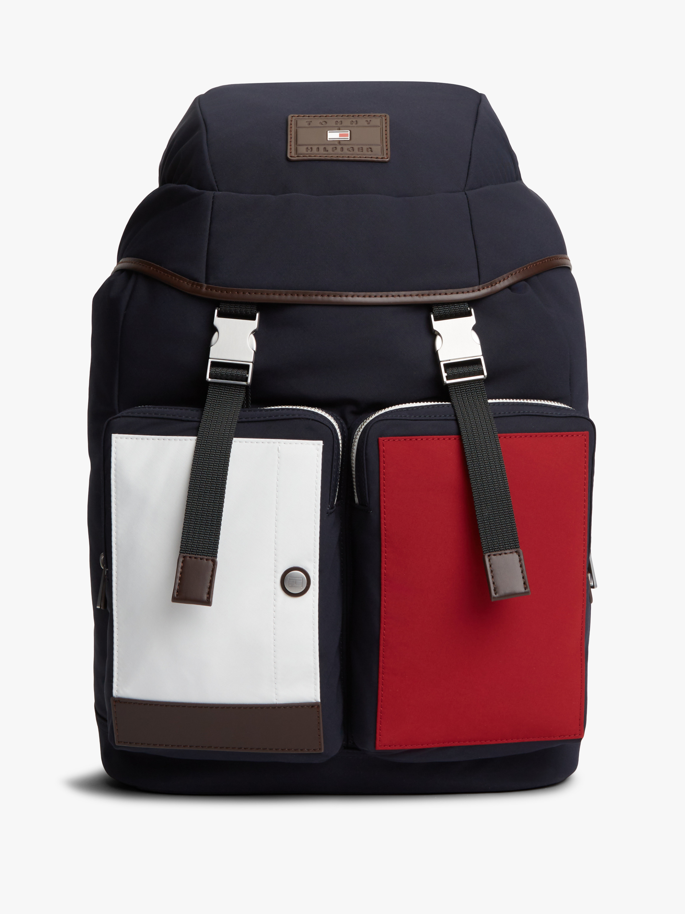 Textile Logo Travel Flap Backpack | Bags | Tommy Hilfiger display picture 1