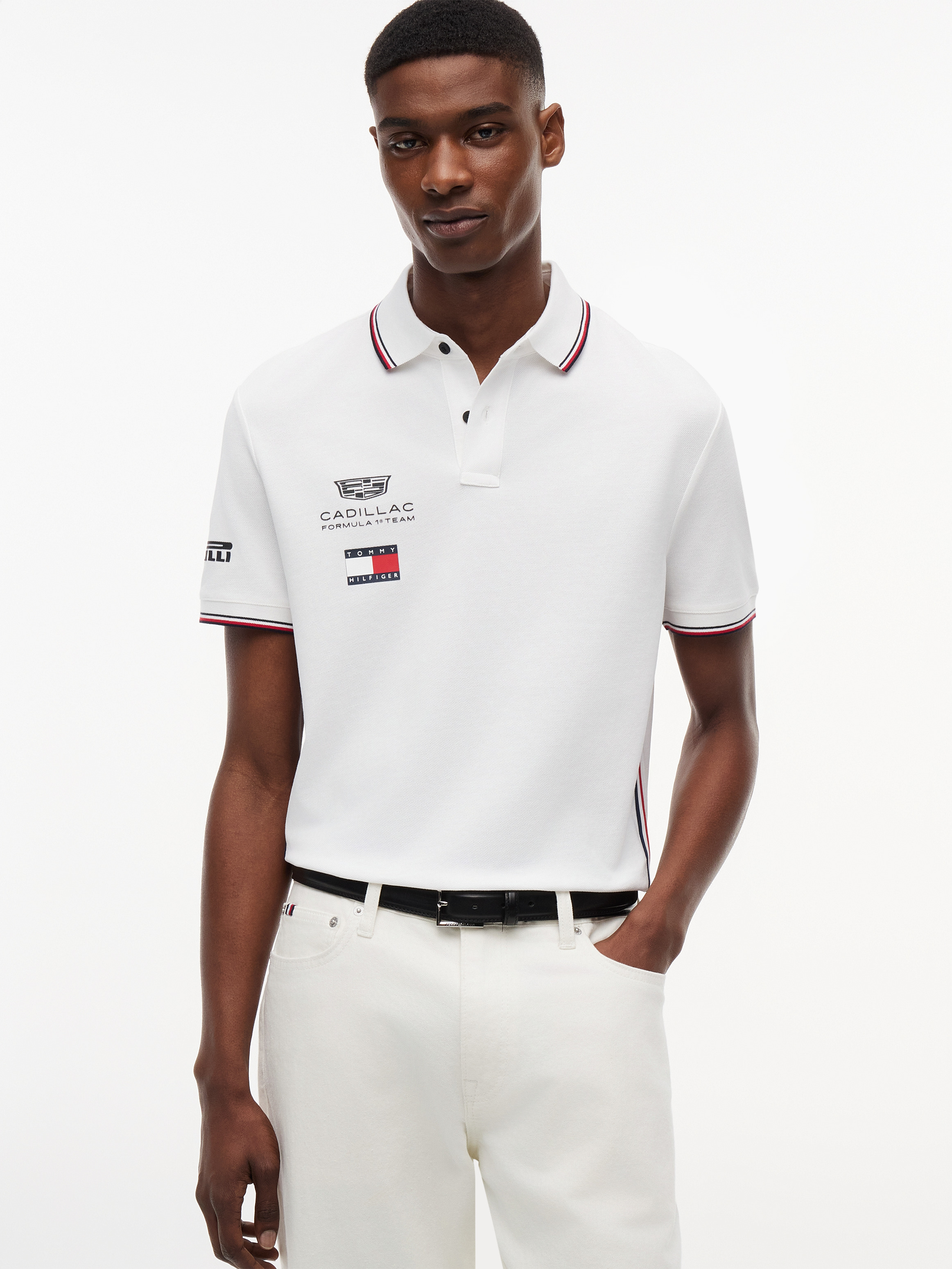 TH x Cadillac Formula 1® Team Replica Polo Shirt | Polo Shirts