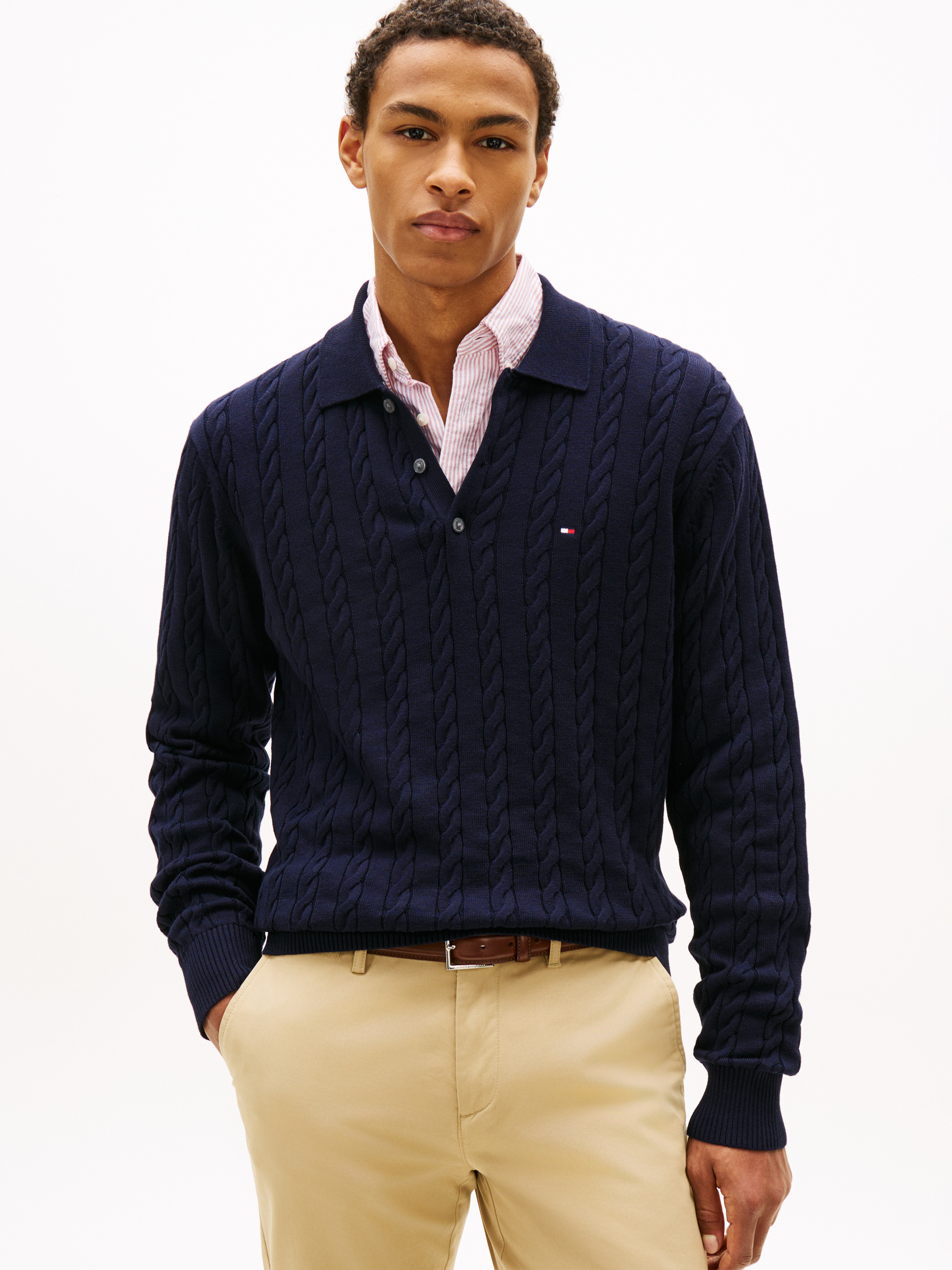 Half-Zip Mock Turtleneck Jumper | Knitwear | Tommy Hilfiger