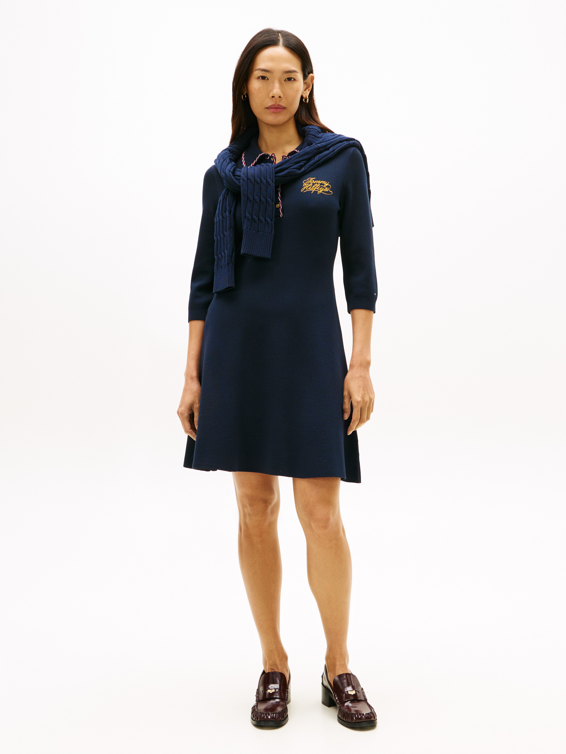 Cable Knit Shift Dress | Dresses & Skirts | Tommy Hilfiger